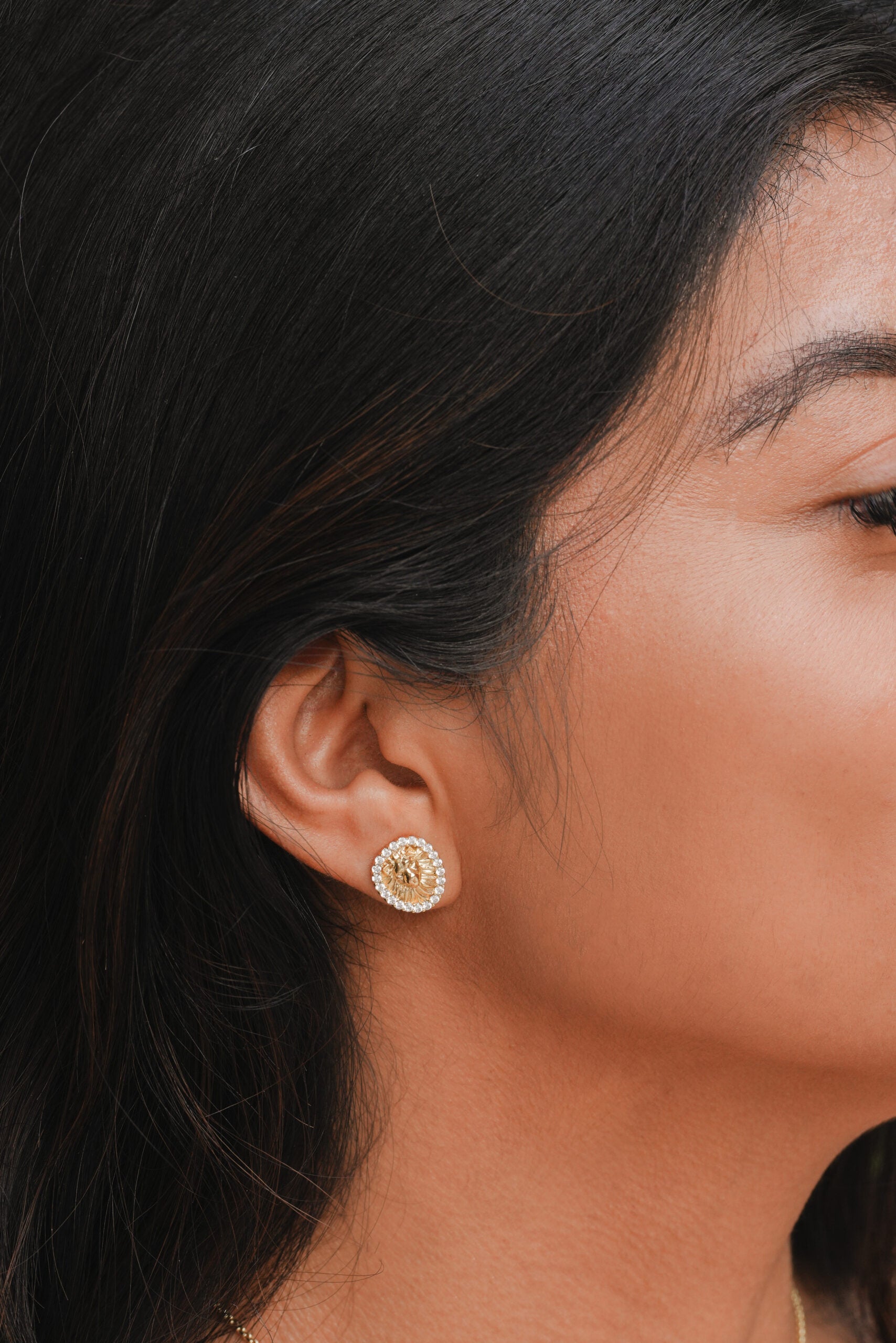 Lion Earrings