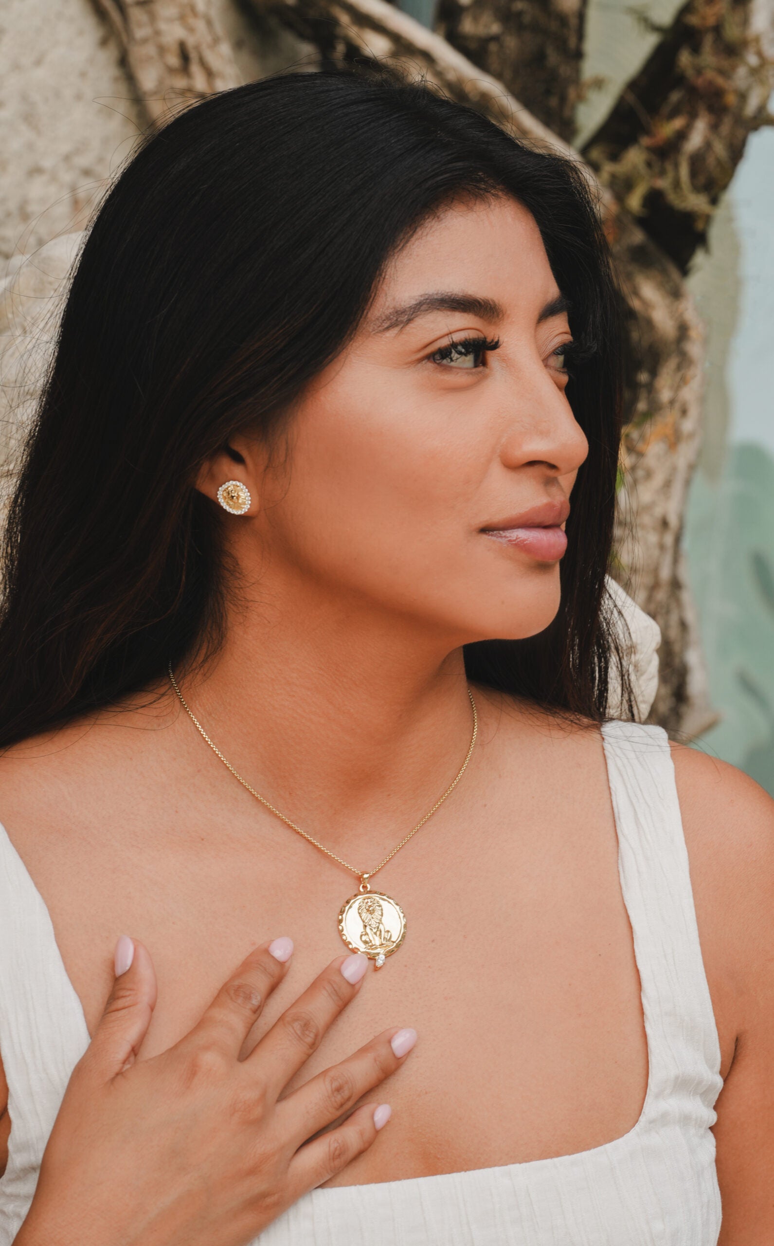 Lion Earrings
