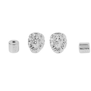 Mini Studs - Lion, rhodium